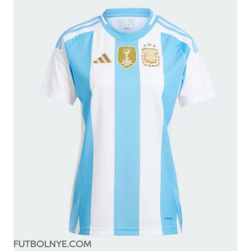 Camiseta Argentina Primera Equipación para mujer Copa America 2024 manga corta